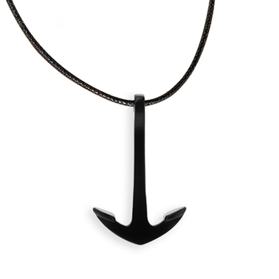 The Essential Rock Anchor Black Coated 925° Pendant