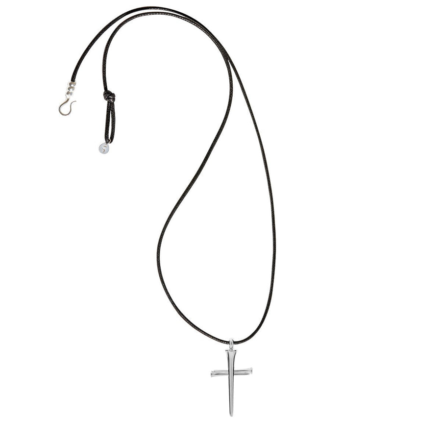 The Everlucky Cross Nailed Silver 925° Necklace