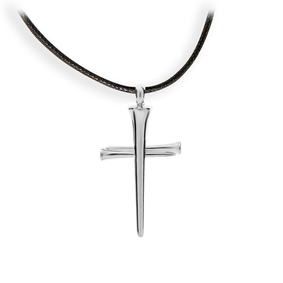 The Everlucky Cross Nailed Silver 925° Necklace