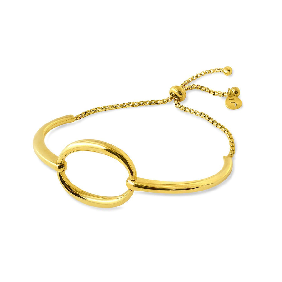 The Essential Omicron Bangle 18K Gold Plated Silver 925° Bracelet
