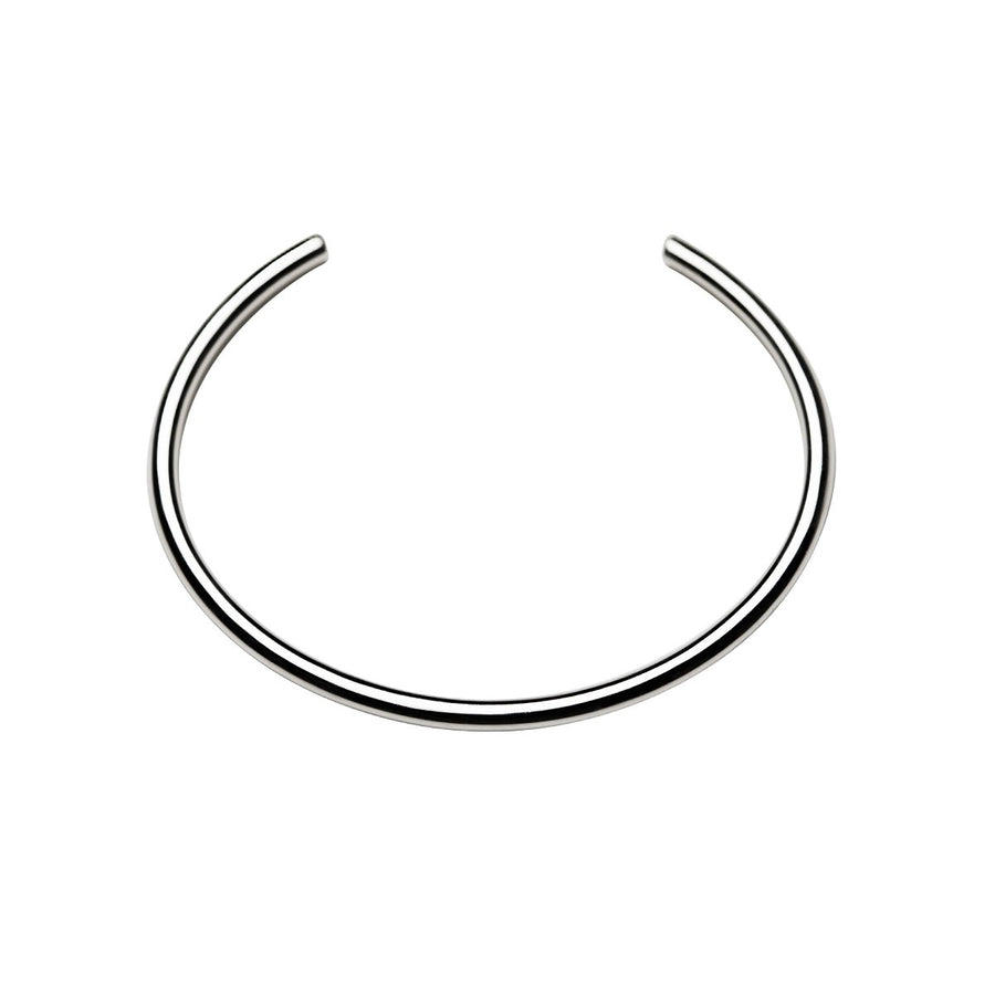 The Essential Forms Plain Bangle Silver 925° Bracelet