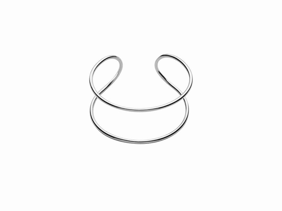 The Essential Forms Double Bangle Silver 925° Bracelet