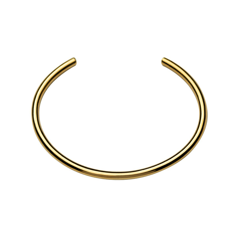 The Essential Forms Plain Bangle 18K Gold Plated Silver 925° Bracelet
