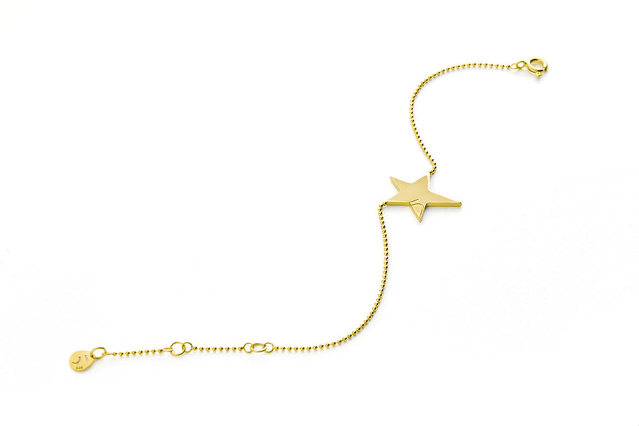 The Everlucky Lucky Stars Small 18K Gold Plated Silver 925° Bracelet