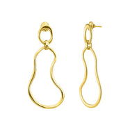 The Essential Forms Cloud 18K Gold Plated Silver 925° Earrings