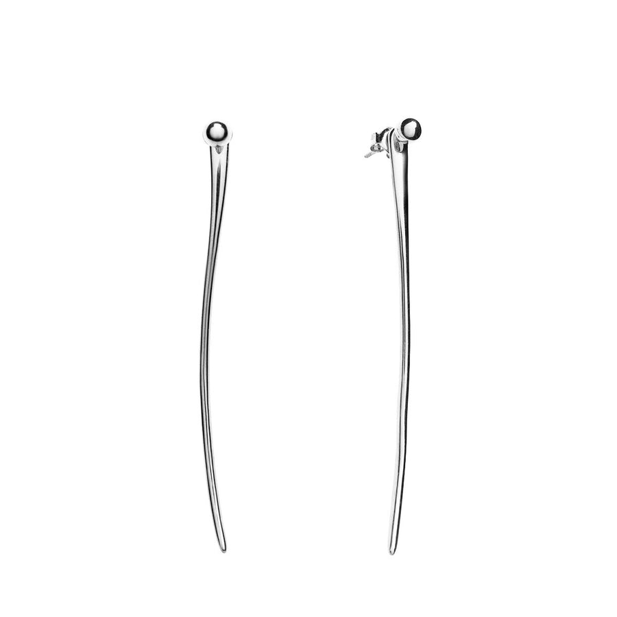 The Essential Forms Slim Silver 925° Earrings