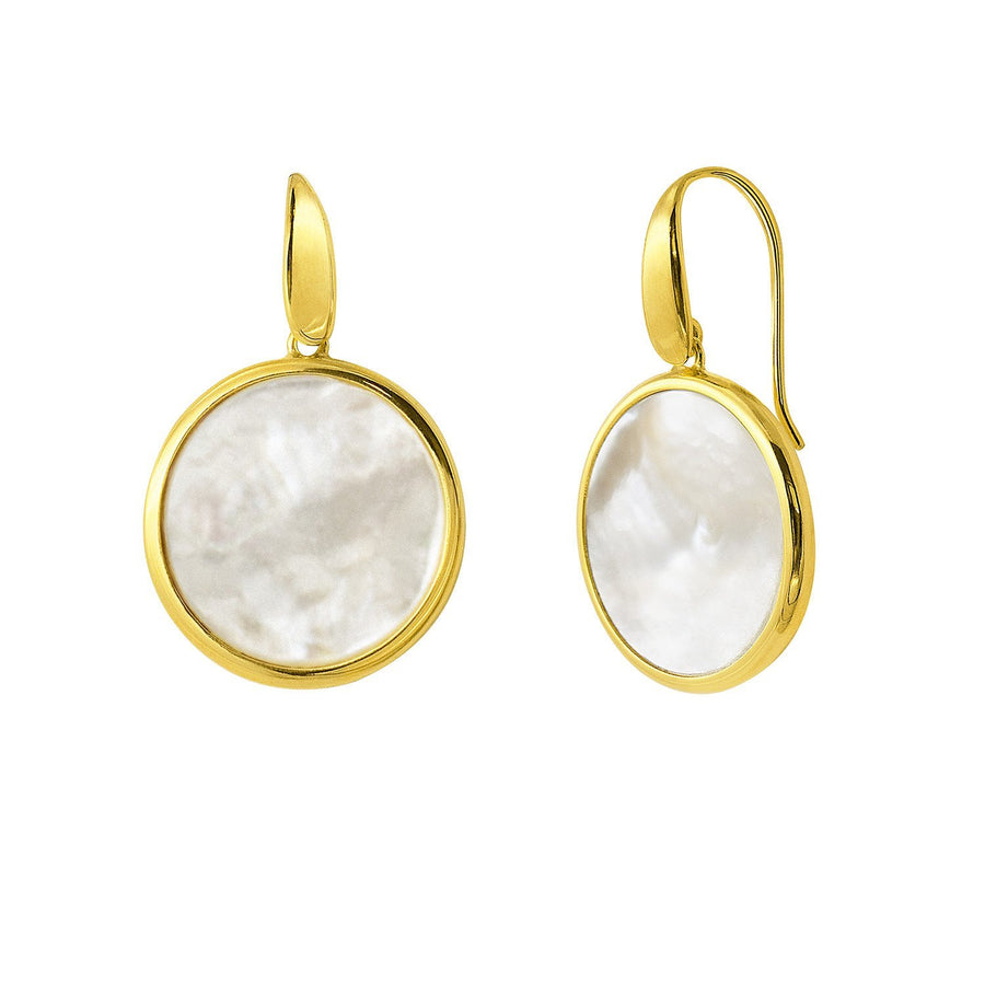 The Enriched Selene Hook 18K Gold Plated Silver 925° Earrings
