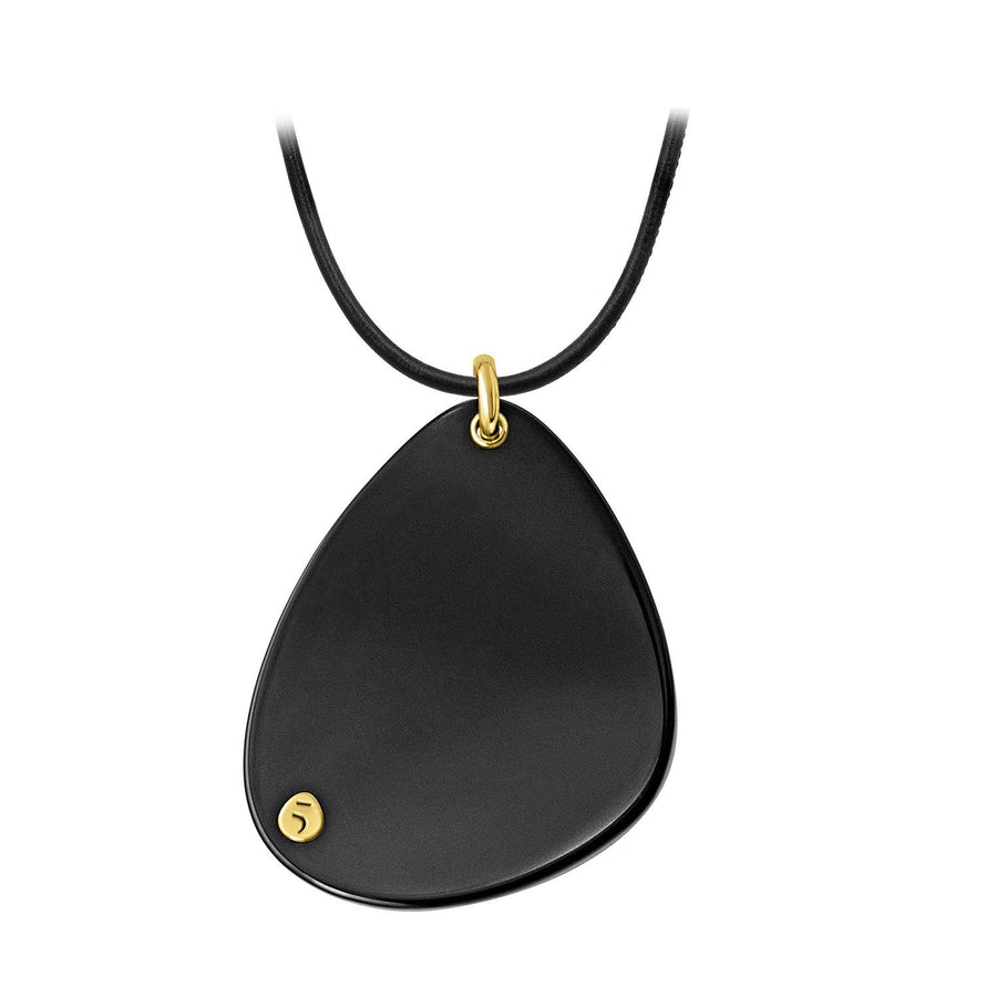 The Eclectic Irregular Big Black Necklace