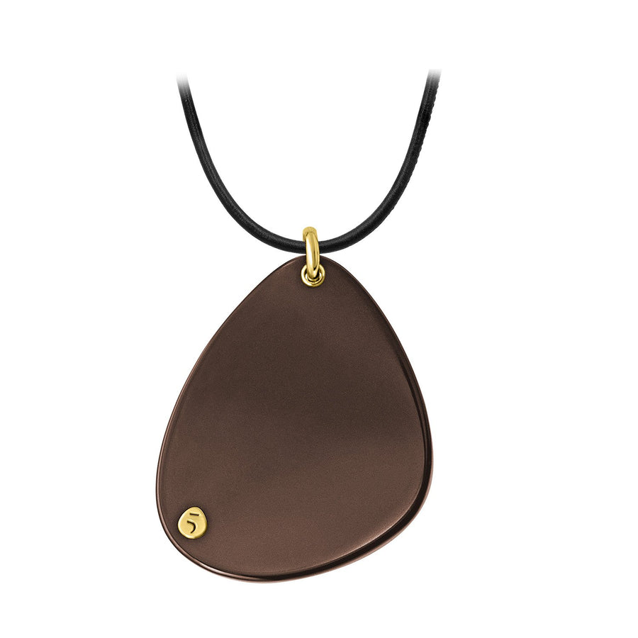The Eclectic Irregular Big Brown Necklace
