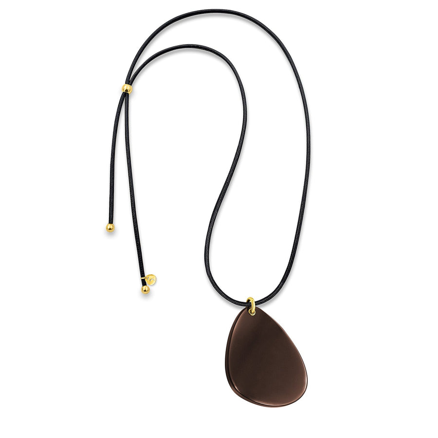 The Eclectic Irregular Big Brown Necklace
