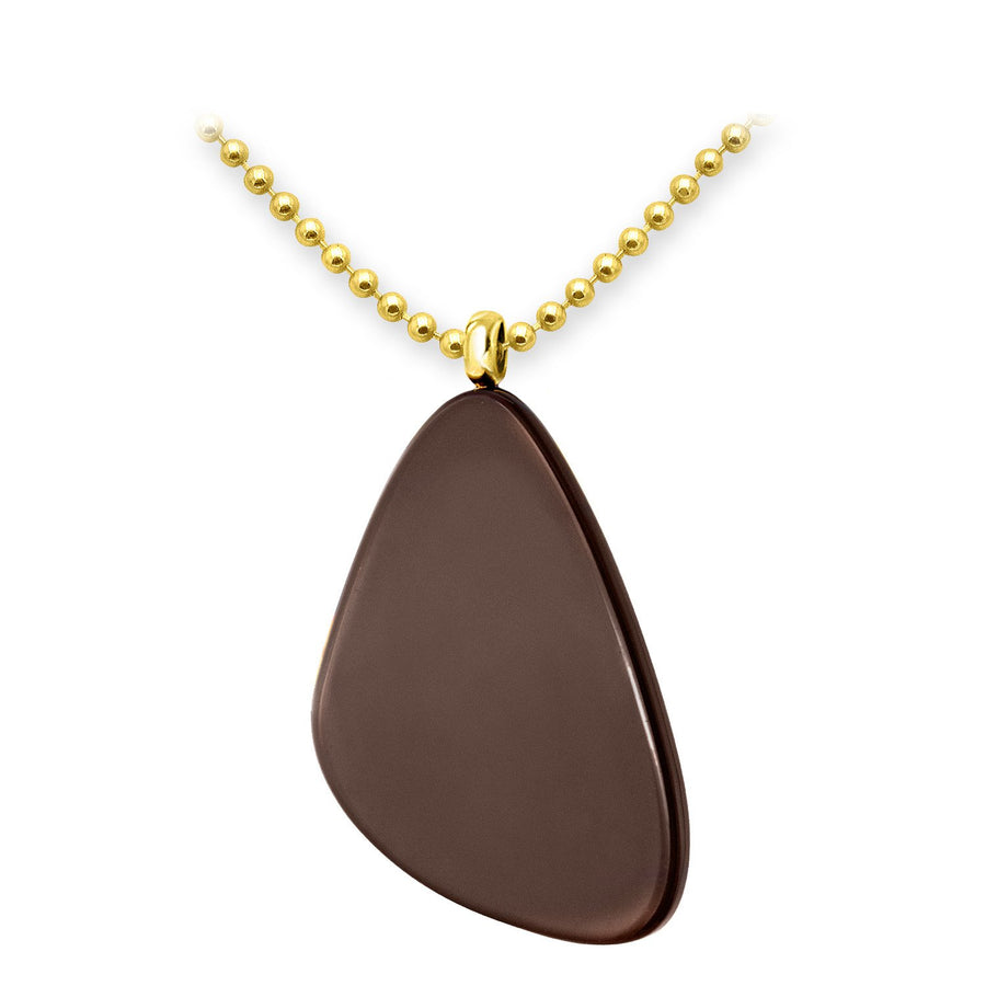 The Eclectic Irregular Chained Brown Necklace