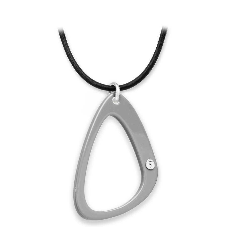 The Eclectic Outline Grey Necklace