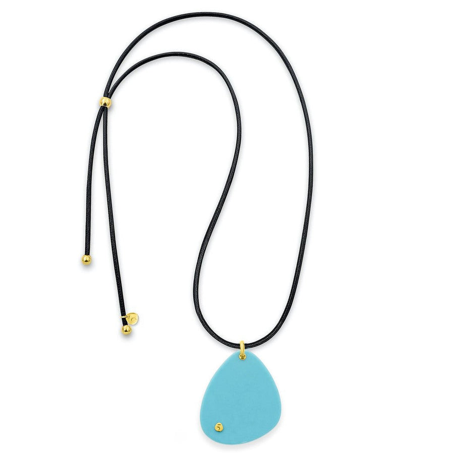 The Eclectic Irregular Big Turquoise Necklace