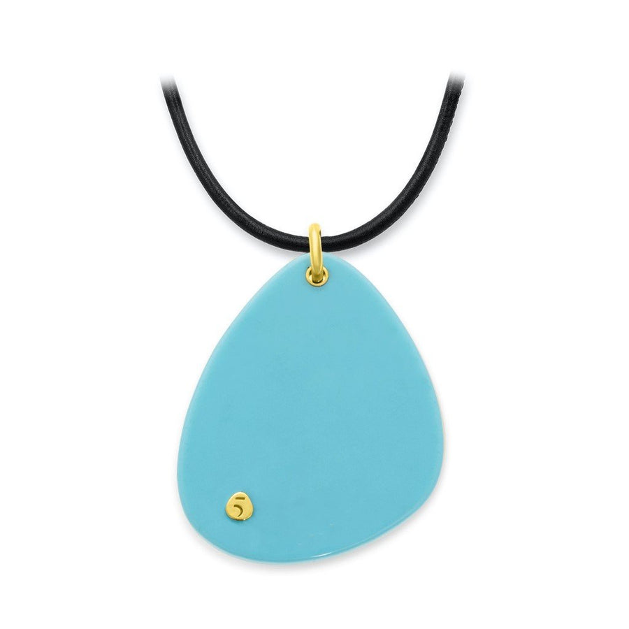 The Eclectic Irregular Big Turquoise Necklace