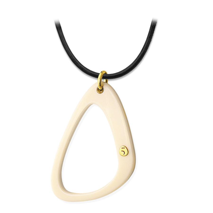 The Eclectic Outline Ivory Necklace