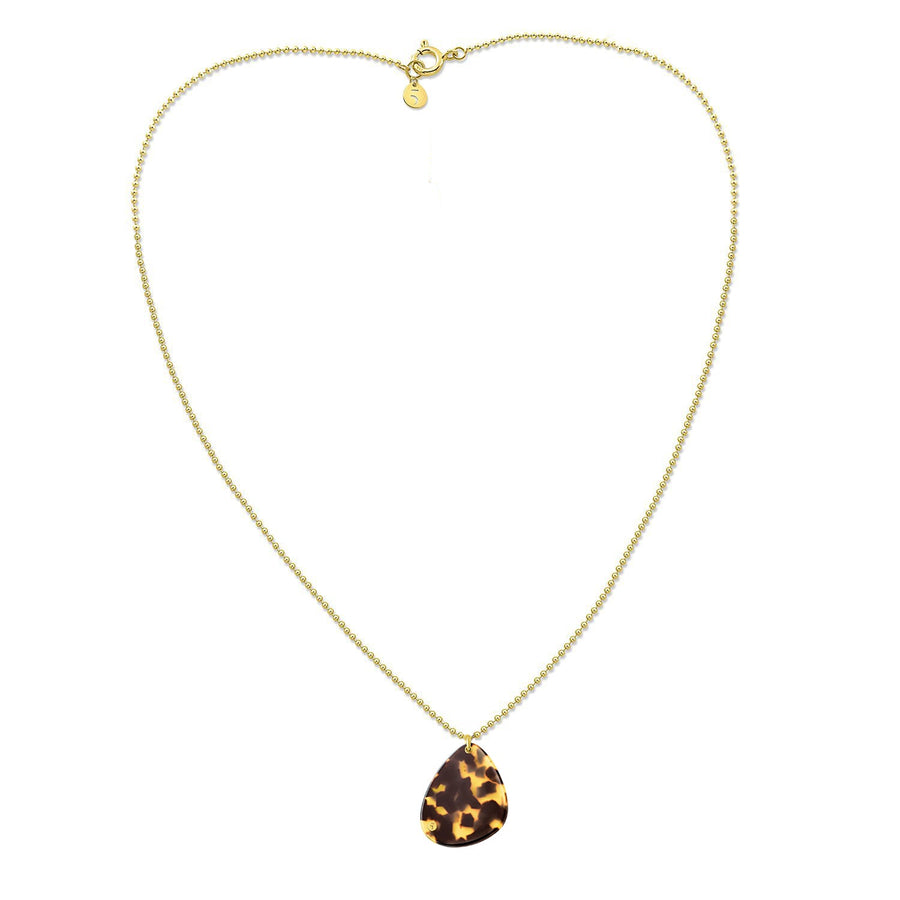 The Eclectic Irregular with chain Tortoise Necklace
