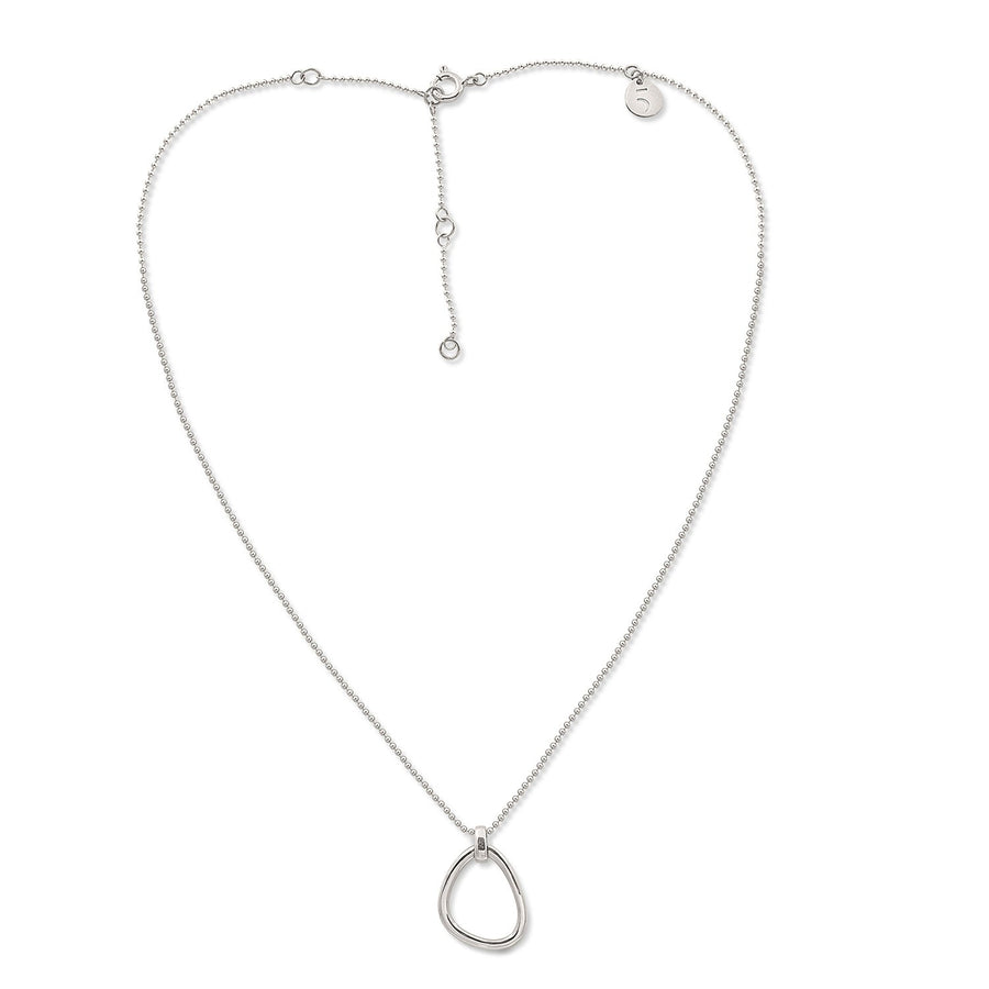 The Essential Triangle Small Silver 925° Necklace
