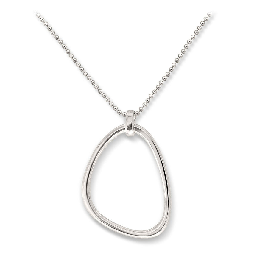 The Essential Triangle Medium Silver 925° Necklace
