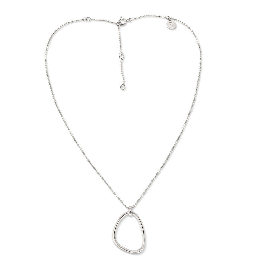 The Essential Triangle Medium Silver 925° Necklace