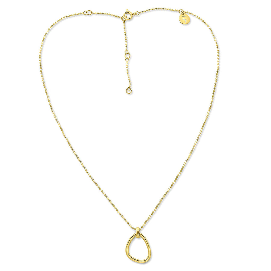 The Essential Triangle Small 18K Gold Plated Silver 925° Necklace