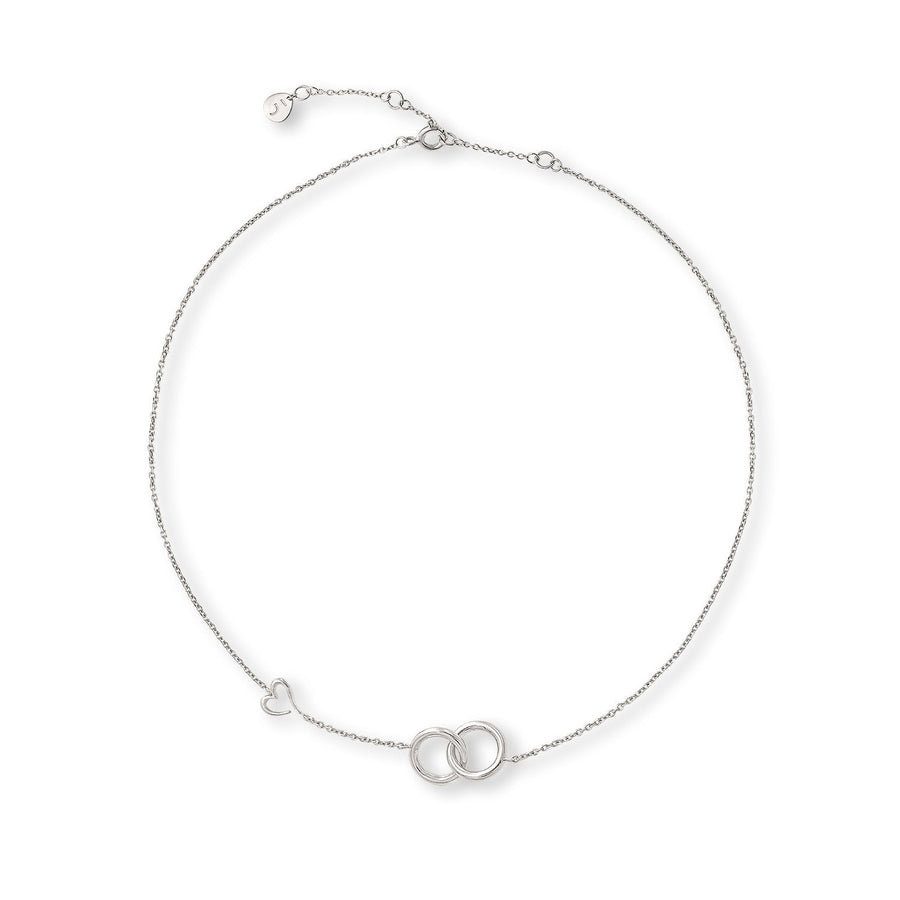The Essential Love's A-Round Bond Circles Silver 925° Necklace