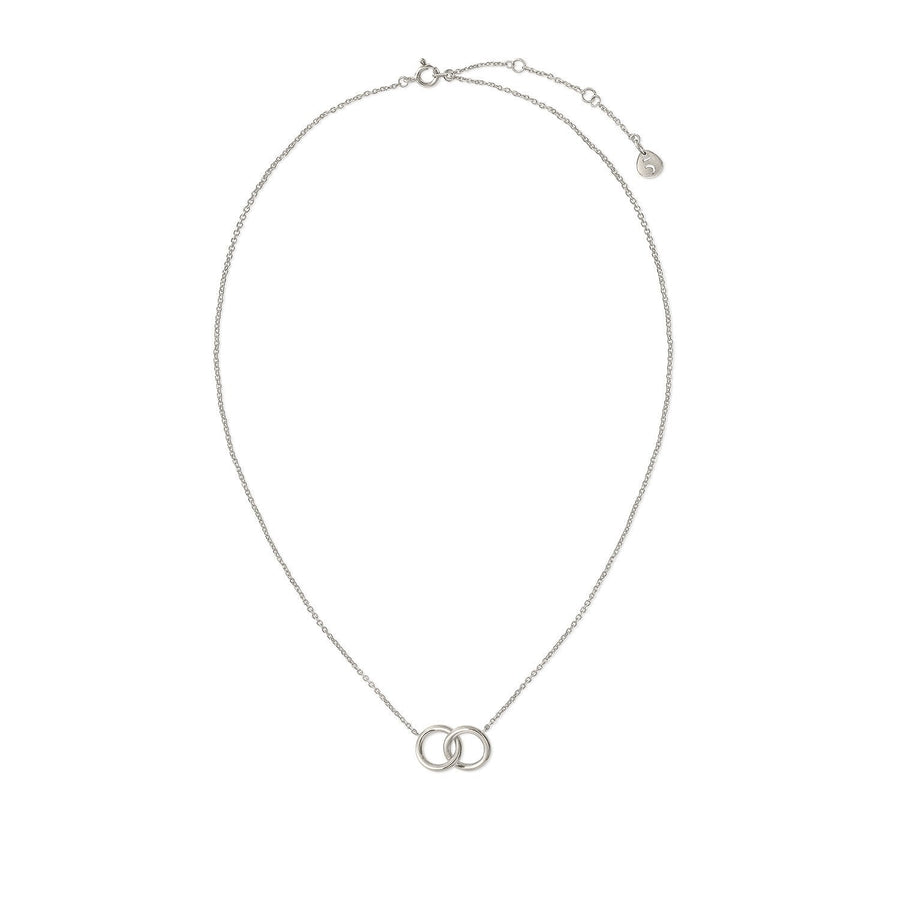 The Essential Mini Line Bond Circles Silver 925° Necklace