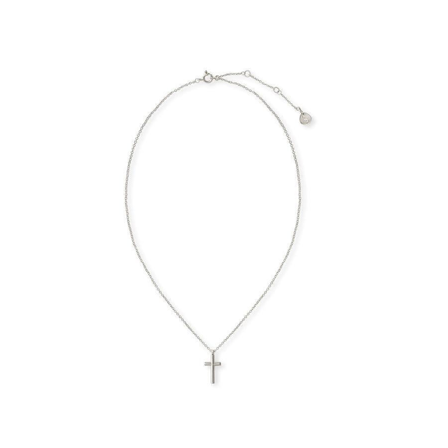 The Everlucky Cross Cylindrical Mini Silver 925° Necklace