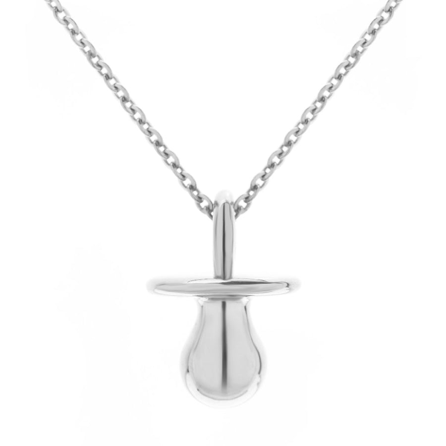 The Everlucky Charm Pacifier Silver 925° Necklace
