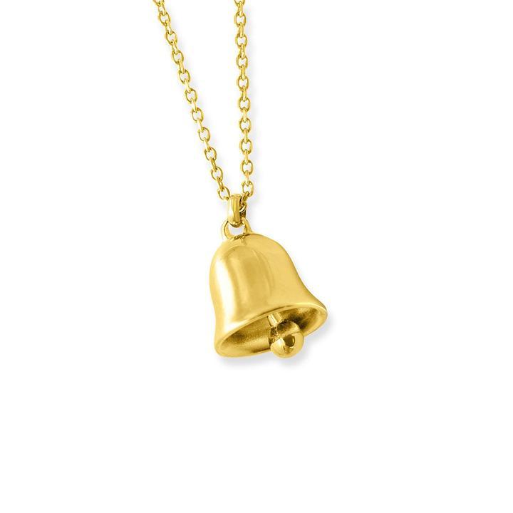 The Everlucky Charm Bell 18K Gold Plated Silver 925° Necklace