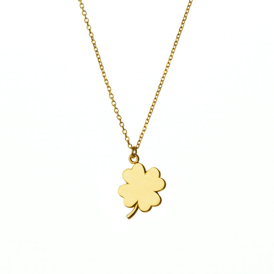 The Everlucky Charm Clover 18K Gold Plated Silver 925° Necklace