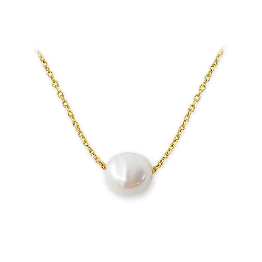 The Enriched Pearl Mini 18K Gold Plated Silver 925° Necklace