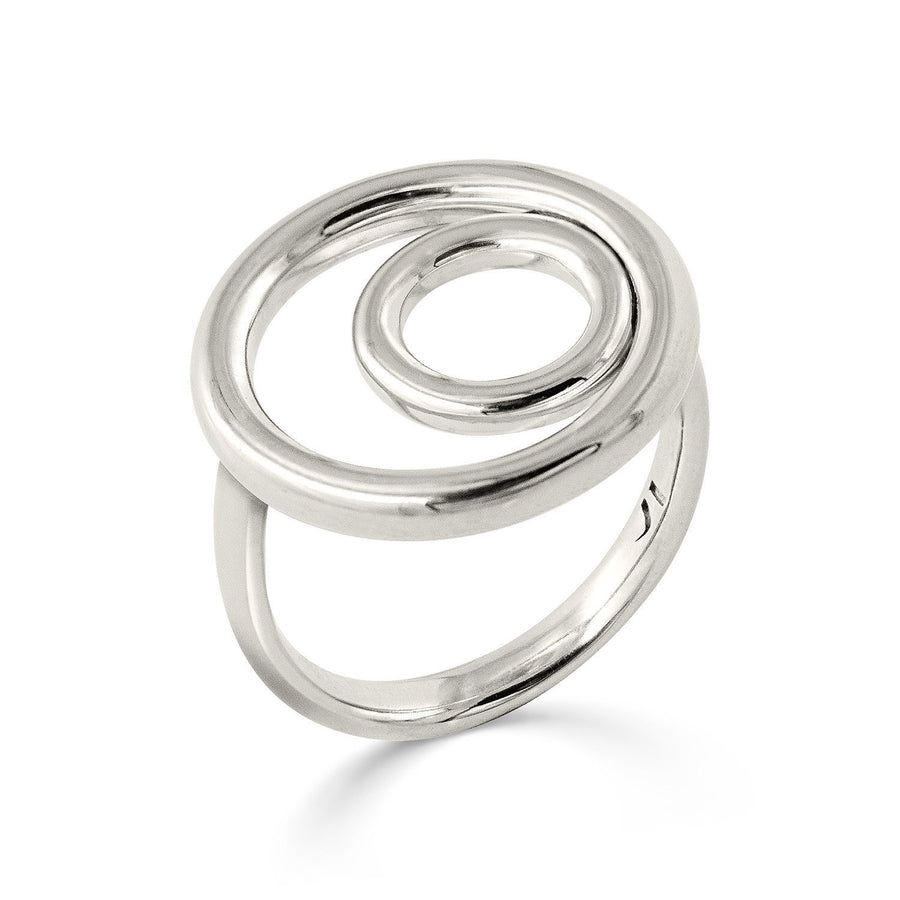 The Essential Kyklos Double Silver 925° Ring