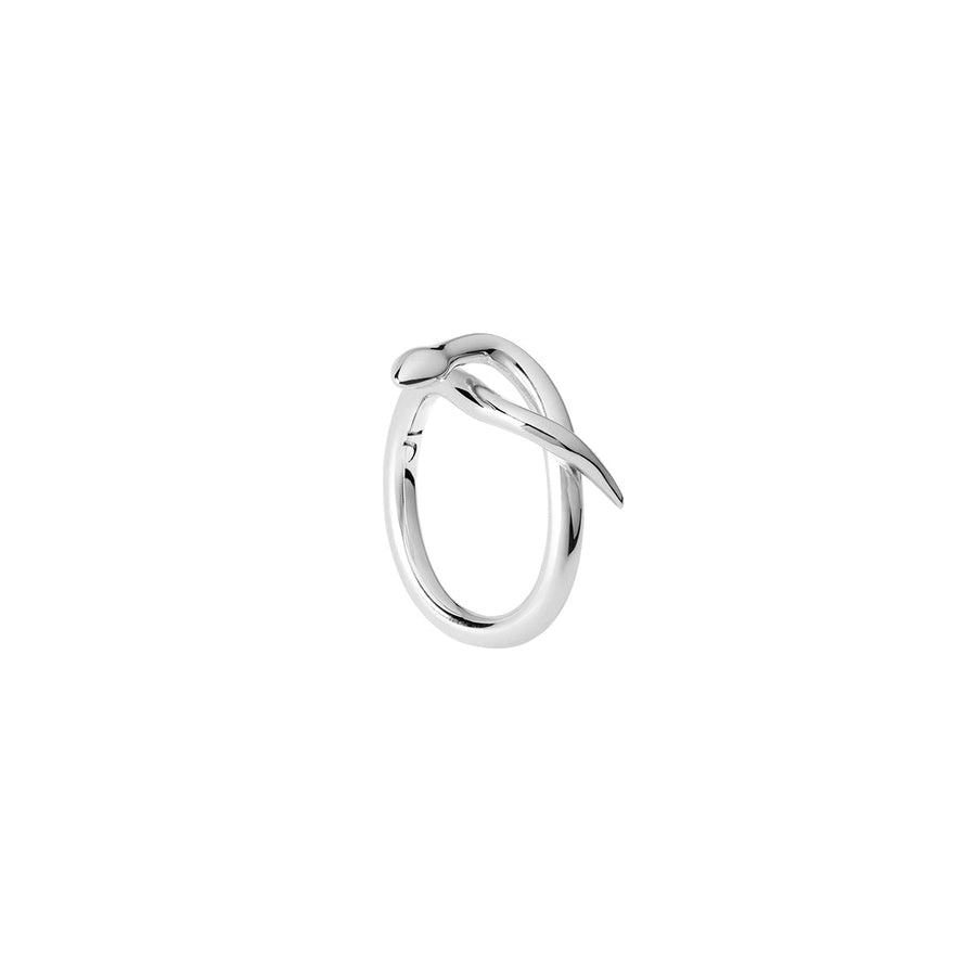 The Essential Snakes Twist Silver 925° Ring