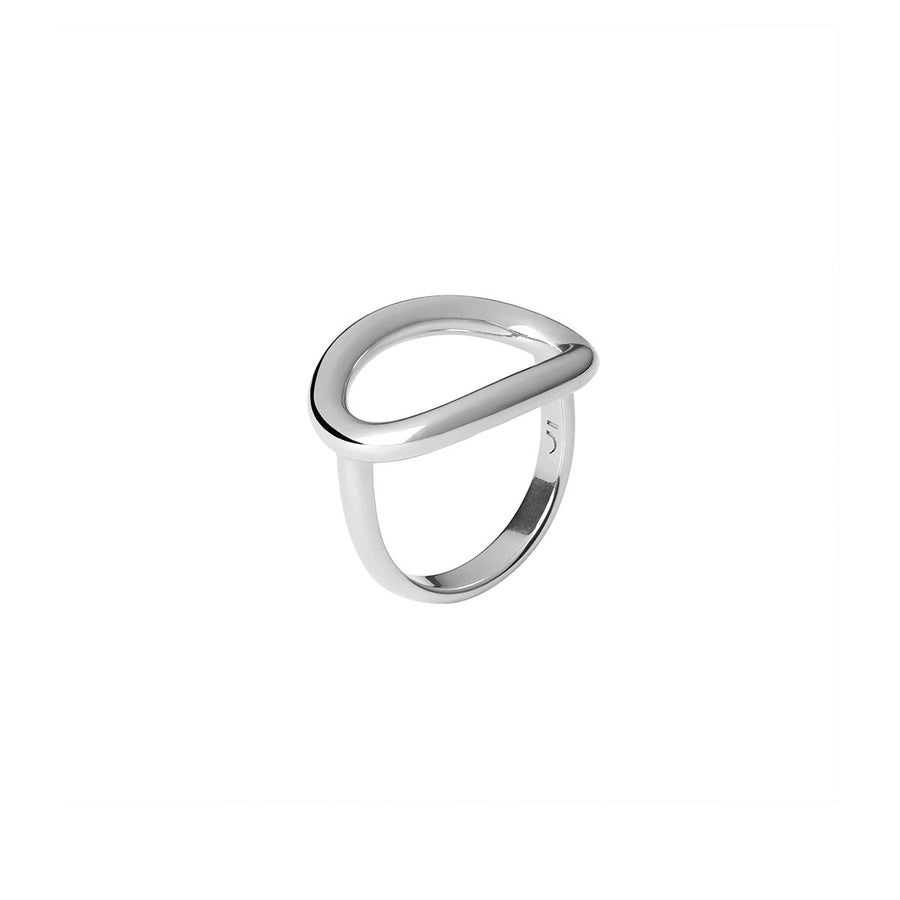 The Essential Forms Elegant Oval Silver 925° Ring