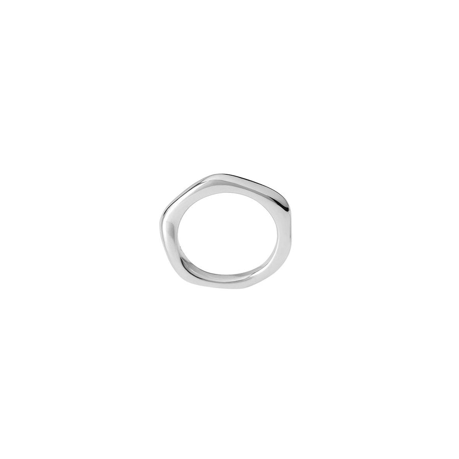 The Essential Forms Irregular Triplet C Silver 925° Ring