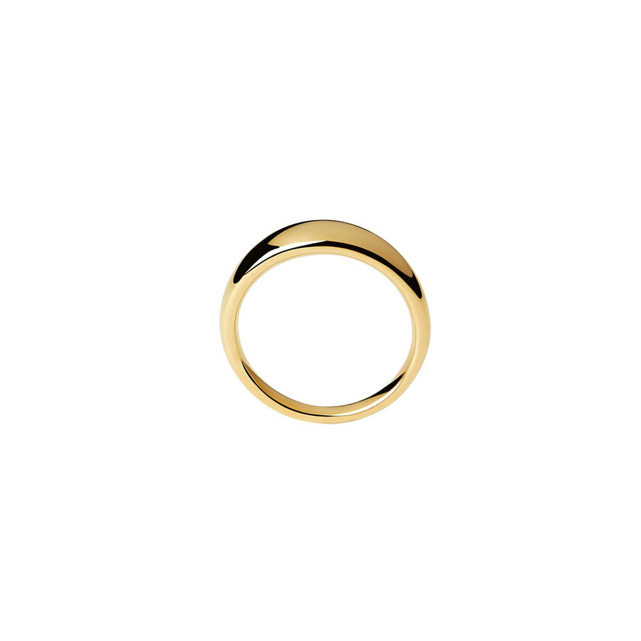The Essential Forms Small Chic 18K Gold Plated Silver 925° Ring