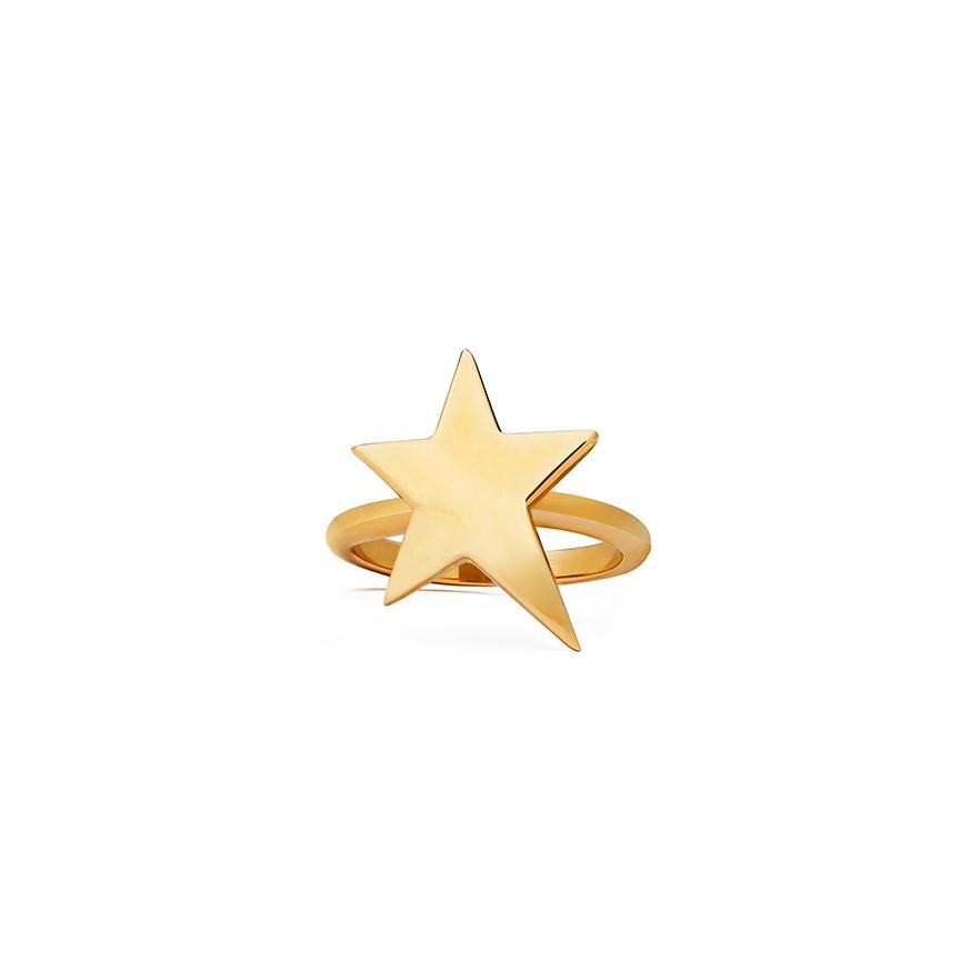 The Everlucky Lucky Stars Small 18K Gold Plated Silver 925° Ring