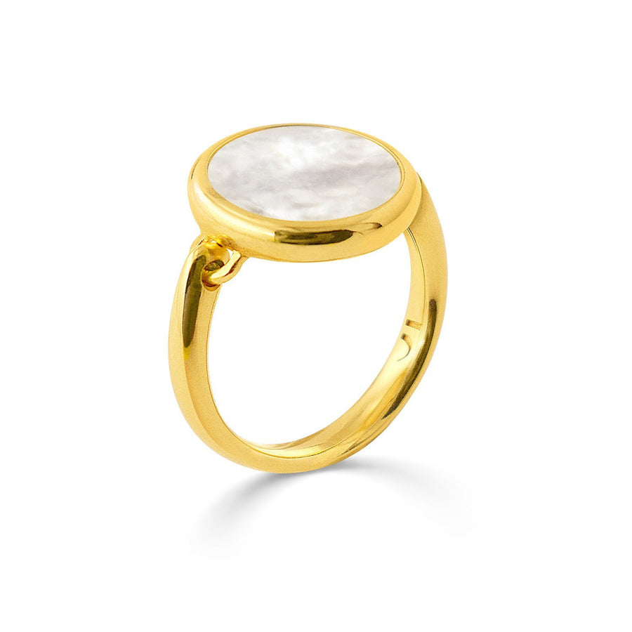 The Enriched Selene Chevalier 18K Gold Plated Silver 925° Ring