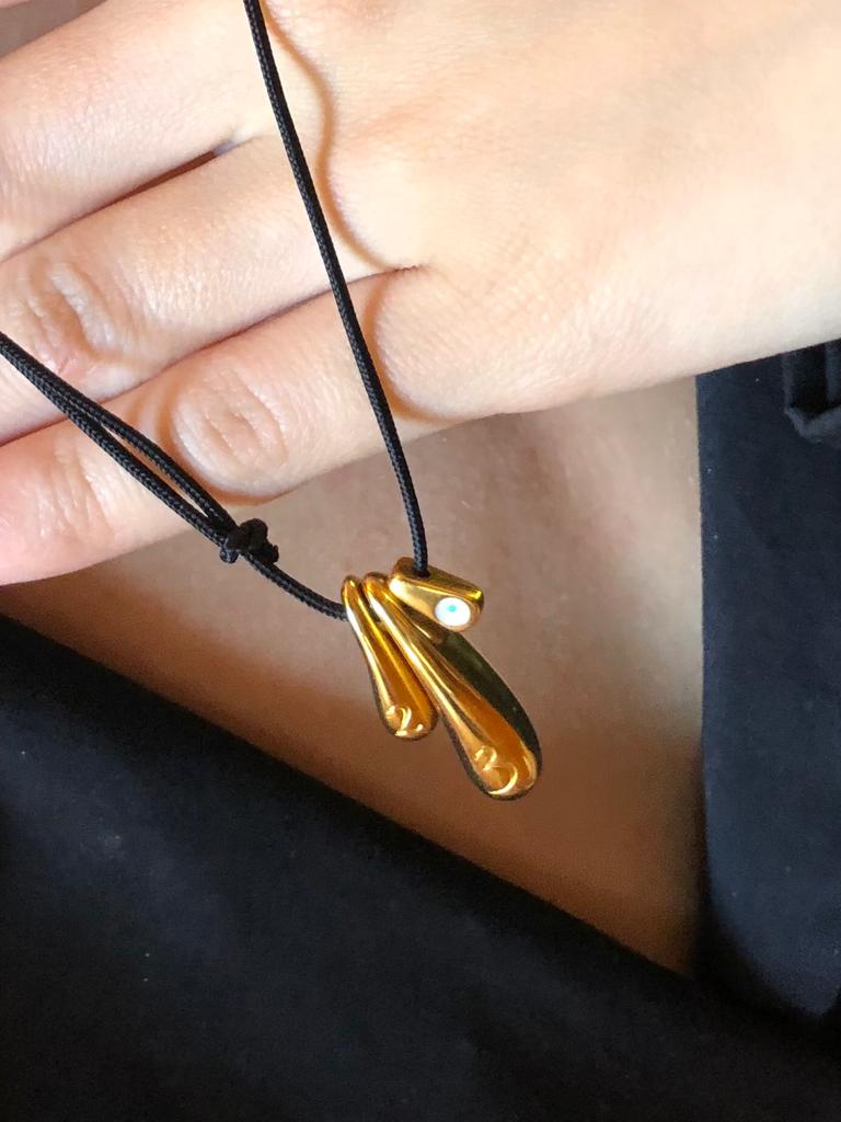 The Everlucky Charm 2023 Droplets 24K Gold Plated Necklace