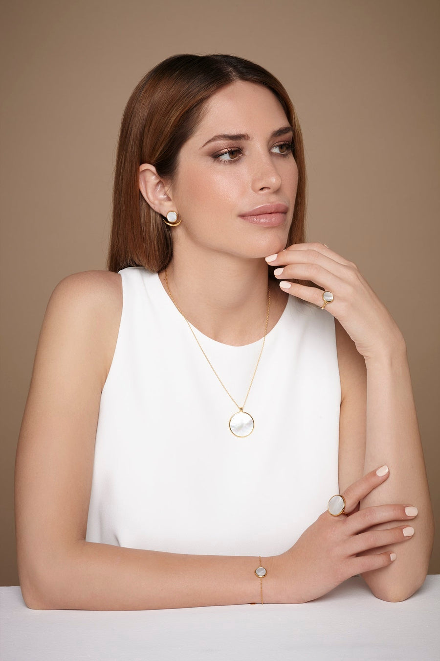 The Enriched Selene 18K Gold Plated Silver 925° Ring