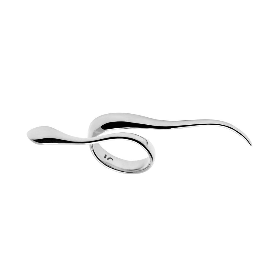The Essential Snakes 3Fingers Silver 925° Ring
